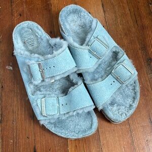Birkenstock Shearling Arizona Sandal 41